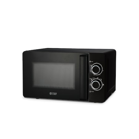Commercial Chef 0.7 cu ft. 700 - Watt Countertop Microwave Oven, Black CHM7DBD